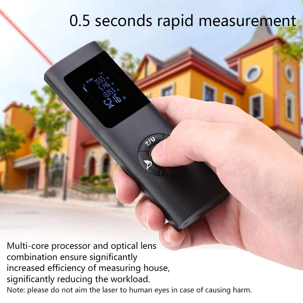 Digital laser distance measuring instrument